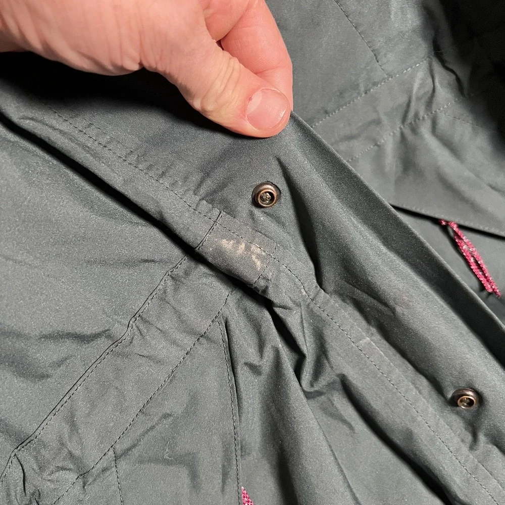 The North Face Jacket Medium Green‎ Gore-Tex Hooded Waterproof Parka Shell